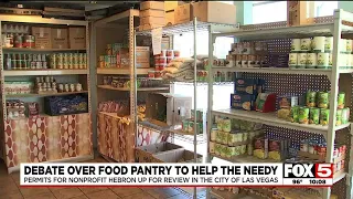 Some businesses oppose new license for Las Vegas food pantry in danger of shutting down