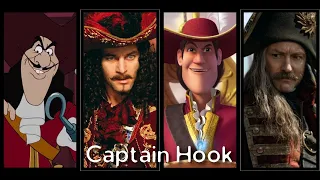 Captain Hook Evolution in Movies & Shows (1953-2023)