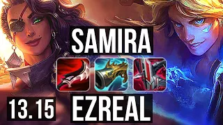 SAMIRA & Rell vs EZ & Senna (ADC) | Penta, 66% winrate, 17/4/7, Dominating | KR Master | 13.15