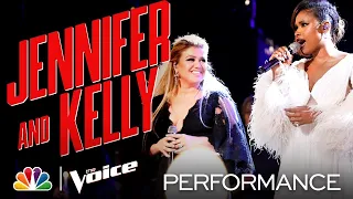 Powerhouses Jennifer Hudson and Kelly Clarkson Perform the Classic "O Holy Night" - The Voice 2020