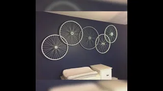 how bicycle parts can be used in our home decor