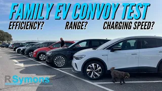 VW ID4 v Tesla Model S 3 X v Audi E-Tron v Hyundai Kona v Kia E-Niro Range efficiency and charging