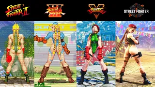 Cammy Victory Poses in ALL Street Fighter Games