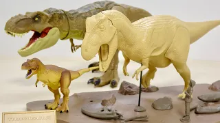 Assemble the dinosaur plastic model!Tamiya 1/35Scale Dinosaur World Series Tyrannosaurus Scene Set