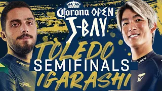 Filipe Toledo vs Kanoa Igarashi | Corona Open J-Bay 2023 - Semifinals Heat Replay