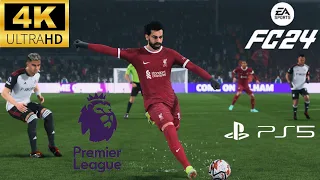EA SPORTS FC 24 - LIVERPOOL VS FULHAM - PREMIER LEAGUE 23/24 - ANFIELD-CAM TV- REALISTIC GAMEPLAY