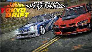 Bmw M3 GTR vs Sean Boswell Mitsubishi Lancer Evolution IX