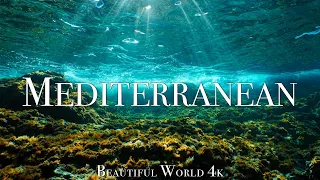 Mediterranean Sea 4K Nature Relaxation Film - Beautiful Relaxing Music - Scenic Relaxation