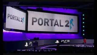 Portal 2 and Gabe Newell at E3 2010 (Day 2 - Sony's Press Conference)