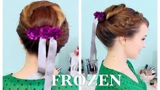 Anna's Coronation Updo from FROZEN | FebruHairy Day 5