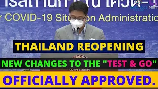 Thailand Entry Rules New Test & Go Officially Confirmed / Thailand News Updates / Travel Thailand