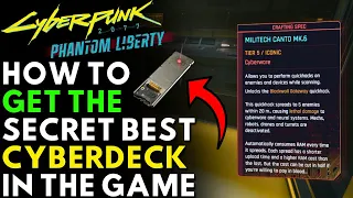 Secret BEST CYBERDECK | Blackwall Iconic Cyberdeck | How to Get Militech Canto MK.6 | Cyberpunk 2077