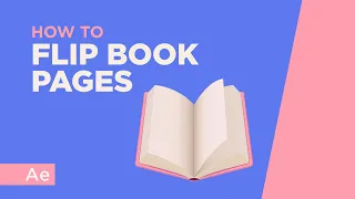 How To Animate Flipping/Turning Book Pages - After Effects Tutorial