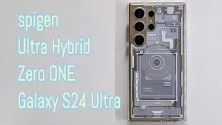 SPIGEN Ultra Hybrid Zero ONE White Case Galaxy S24 Ultra #galaxys24ultra