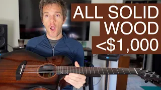 The Best All Solid Wood Guitar Under $1,000?!
