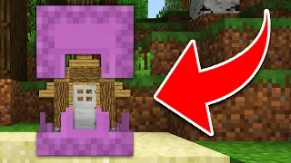 How to Live Inside a SHULKER in Minecraft Tutorial! (Pocket Edition, PS4/3, Xbox, Switch)