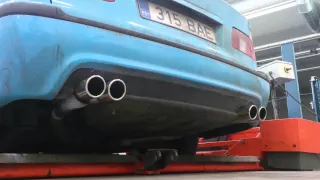 BMW e39 530d straight exhaust.