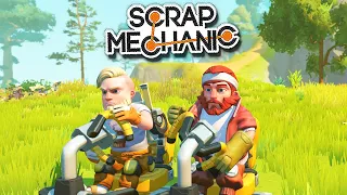 ДВА ГНОМА НА НЕВИДИМОМ АВТОМОБИЛЕ | ПОДАРКИ в SCRAP MECHANIC