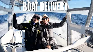 60 Mile Boat Run from Palm Beach to Miami - Invincible Delivery to MIBS