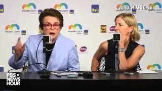 Billie Jean King on equal pay in tennis