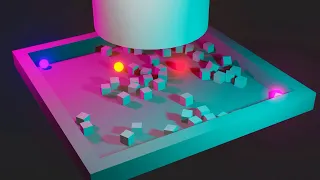 The Neon 3D Marble Race