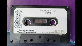 NA SPEAKER TAPE ~ RON H (NJ) ~ TRADITIONS 7-12 (1/08/1984) BACNA II