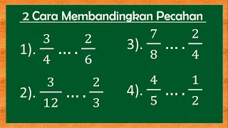 CARA MEMBANDINGKAN PECAHAN #KELAS 4#cara_membandingkan_pecahan