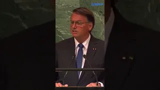 "O responsável foi condenado em 3 instâncias", Bolsonaro ataca Lula no discurso da ONU