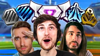 Youtubers try to guess the ranks of normal Rocket League players