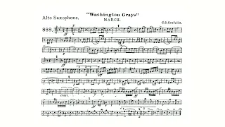 Washington Grays March By Claudio Grafulla - Alto Saxophone