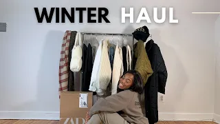 WINTER TRY ON CLOTHING HAUL (COZY/NEUTRALS) 2022 - | NA-KD, THE SOURCE UNKNOWN, ZARA, MY MUM MADE IT
