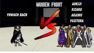 Yhwach Bach vs Aokiji, Akainu, Fujitora, Kizaru | Jump Force Mugen v8 Fight