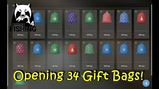 Russian Fishing 4 Opening 34 New Year Event Gift Bags