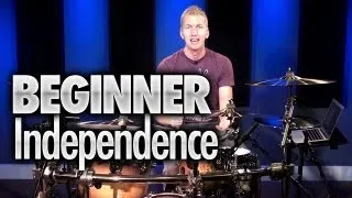 Beginner Drumming Independence - Drum Lesson (DRUMEO)