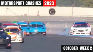 Motorsport Crashes 2023 October Week 2