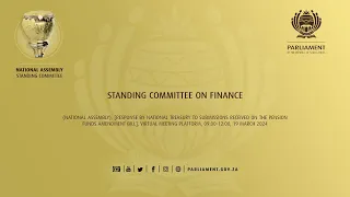 Standing Committee on Finance, 19 March 2024