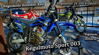 Что выбрать? Обзор, сравнение Regulmoto Sport 003 с Athlete, ZR 4 valves, Holeshot Red 4 valves