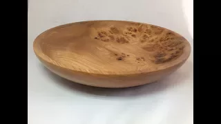 Wood turning - My favourite elm burl shallow bowl/platter