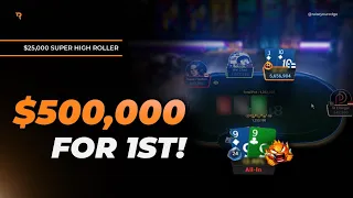 FINAL TABLE Of The $25,000 SUPER TUESDAY | Twitch Poker Highlights