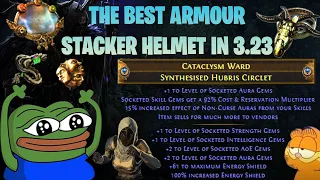 MIRROR Crafting The #1 Armour Stacker Helmet In Affliction League - 3.23 Path of Exile