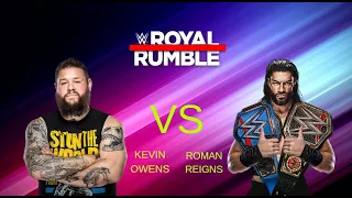 Roman Reigns vs. Kevin Owens  Royal Rumble 2023 (wwe 2k22) discord server link in description