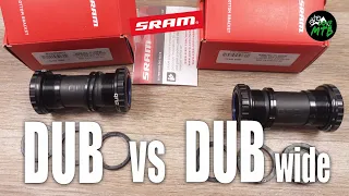 DUB vs DUB Wide Cranks, SRAM BB, 55-52-49 mm Chainline, T-Type Transmission Bottom Bracket