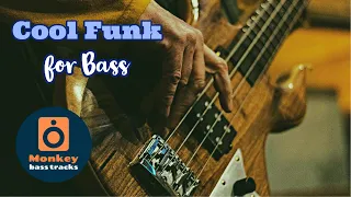 Groovy Funk Bass Backing Track // Track in D Major for Bass