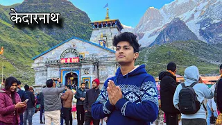 Finally kedarnath temple pahuch hi gaye 😍