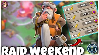 Biggest Loot Raid Weekend Contribution in clash of clans