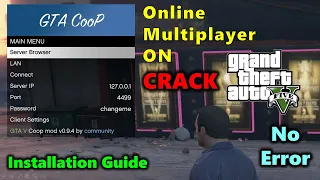 how to play gta 5 online in cracked version | Online Coop mod multiplayer | f9 button Pirated GTA 5
