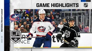 Blue Jackets @ Kings 3/16 | NHL Highlights 2023