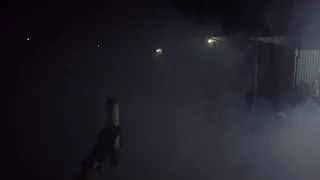 Launching Rocket Parachute Flare GoPro nighttime