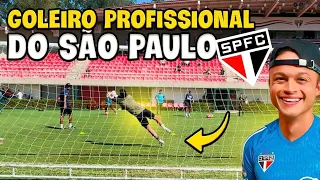REALIZEI O SONHO DE SER GOLEIRO PROFISSIONAL DO SÃO PAULO POR UM DIA!!