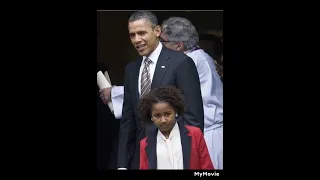 Barack Obama with  his beloved daughter sasha captured pictures have alook like and subscribe